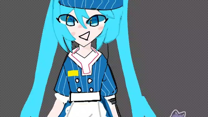 Speed Paint! (Ft.Mesmerizer Miku) by:me :D