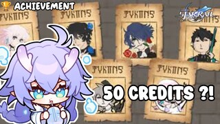 50 CREDITS ?! • Hidden Achievement | Honkai Star Rail •