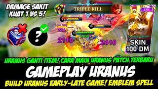 URANUS EXP META LAGI❗CARA MAIN URANUS BUFF + BUILD URANUS TERBARU 2024❗GAMEPLAY URANUS TOP GLOBAL