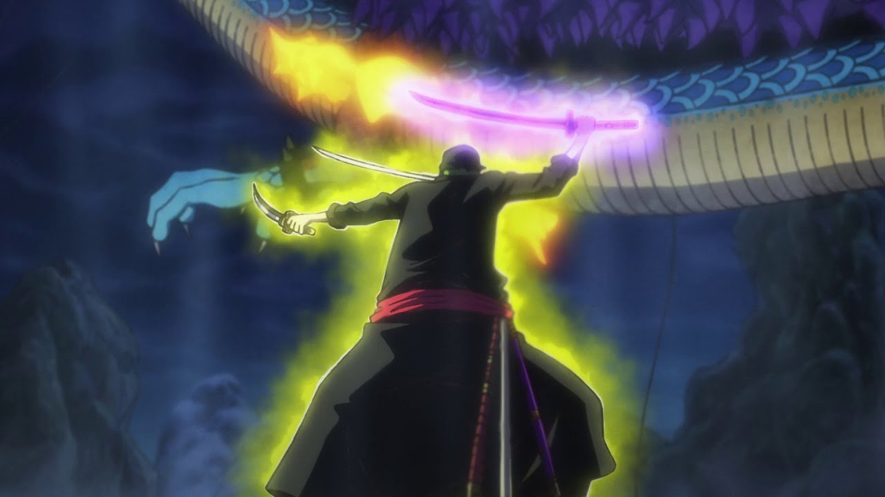 Zoro Cuts Kaido One Piece Episode 1018