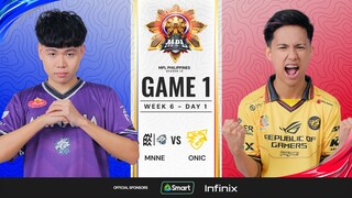 MPL PH S13 - W6D1 - MNNE vs ONIC - GAME 1