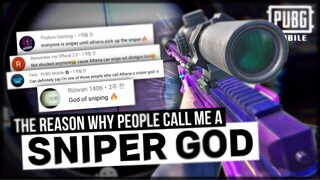 OP sniper that everyone recognizes😎  | LEGEND 1 vs 4 GAMEPLAY! | PUBG MOBILE