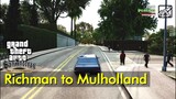 Chill drive - Richman to Mulholland | GTA: San Andreas - Definitive Edition