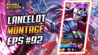 SATISFYING LANCELOT FREESTYLE KILL 😱 | RANK HIGHLIGHTS | LANCELOT MONTAGE #92 MOBILE LEGENDS