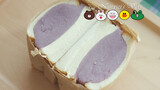 [Kuliner] [Masak] Seri warna pastel | Roti beku yam keju | Perpaduan hebat