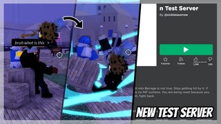 Playing N the JOJO Game Test Server For the FIRST TIME | Roblox |