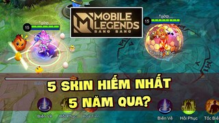 Tốp Mỡ | TOP 5 SKIN HIẾM NHẤT MOBILE LEGENDS 5 NĂM QUA?! CÁI THỨ 2 CHƯA THẤY AI DÙNG CẢ??