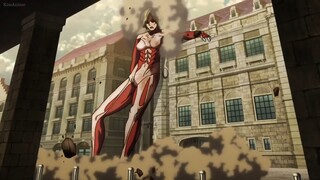 Attack on Titan Eren vs Female Titan Shingeki no Kyojin #attackontitan