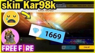 [Free Fire] Đập hộp skin Kar98k trị giá 1669💎 của StarBoy | StarBoyVN | Nonolive