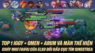 TOP 77 VIỆT NAM SINESTREA ĐỐI ĐẦU 3 TOP 1 IGGY + OMEN + ARUM NHƯNG ELSU BẮN RẤT CHÁY