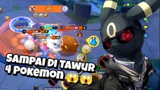 Umbreon Sampai Ditawur 4 Pokemon 😱😱🙀 - Pokemon Unite Moments