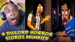 4 Discord Horror Stories Animated REACTION