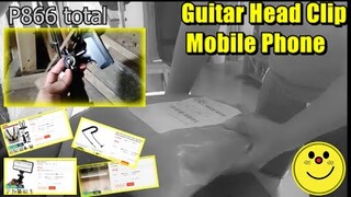 Guitar Mobile Clip Holder | Led Lights | Chest Mount Holder| Order 6