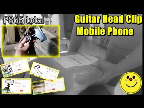 Guitar Mobile Clip Holder | Led Lights | Chest Mount Holder| Order 6