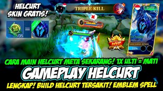 HELCURT SKIN GRATIS❗ COMBO & BUILD HELCURT TERSAKIT 2023❗TUTORIAL & GAMEPLAY MAIN HELCURT TOP GLOBAL