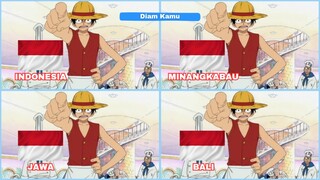 Luffy Mode Petantang Petenteng || Parodi 4 Bahasa