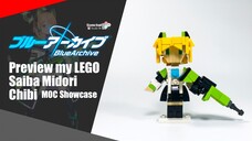 Preview my LEGO Blue Archive Saiba Midori Chibi | Somchai Ud