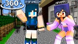 😱 APHMAU AND ITSFUNEEH In Minecraft 360° !