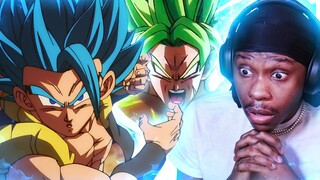 Non Dragon Ball Fan Reacts To Gogeta vs Broly Dragon Ball Super REACTION