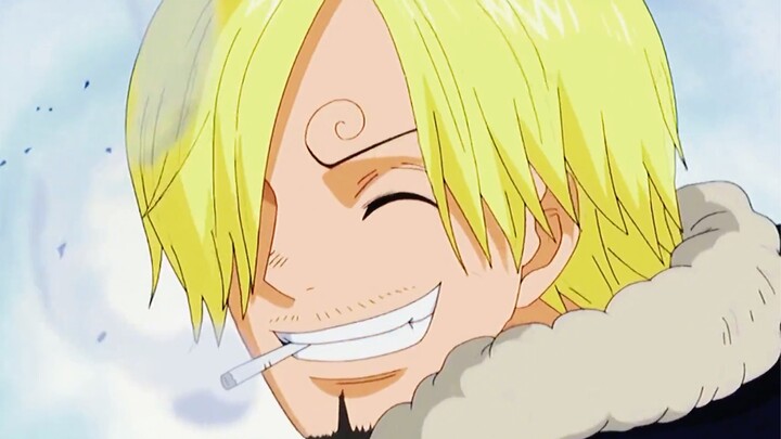 In addition to doting on beautiful women, Sanji also dotes on Chopper!