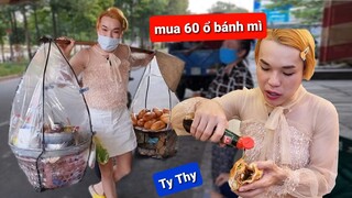 Gặp bánh mì ngon, Ty Thy mua cùng lúc 60 ổ bánh mì - Ẩm thực Cha Rồng