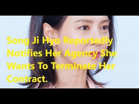 Song Ji Hyo Reportedly Notifies Her Agency She Wants To Terminate Her Contract.