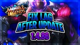 HOW TO FIX LAG AND CRASH AFTER UPDATE | MOBILE LEGENDS 2.0