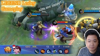 Lesley Legend Skin 0 DEATH gameplay haha