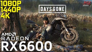 Days Gone | RX 6600 | 1080p, 1440p, 4k benchmarks!