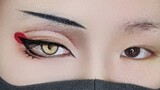 【Qi Guanqing】Vox Akuma cos imitation eye makeup tutorial