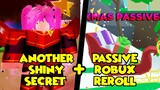 ANOTHER SHINY SECRET + PASSIVE ROBUX REROLL IN ANIME FIGHTER SIMULATOR!