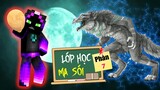 Minecraft Lớp Học Ma Sói (Phần 7) #3- TẮM BIỂN DƯỚI SÂN TRƯỜNG 🐺 vs 🌊