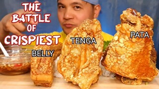 🔴 CRISPY PATA, CRISPY LETCHON KAWALI, CRISPY PORK EARS | PINOY MUKBANG ( PUTOK BATOK )