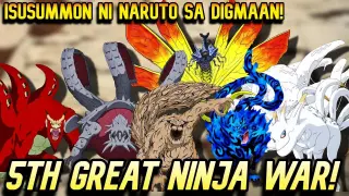 MGA TAILED BEAST GAGAMITIN NI NARUTO VS TEN TAILS ARMY SA 5TH GREAT NINJA WAR! -  | Boruto Tagalog