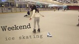 a weekend day in my life!! ( ice skating ) vlog
