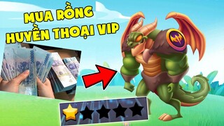 NOOB T GAMING MUA RỒNG HUYỀN THOẠI SIÊU VIP TRỊ GIÁ VÀI CỦ KHOAI ** THẾ NÀO LÀ RỒNG VIP DRAGON CITY