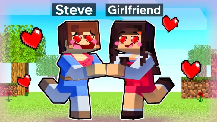 Steve Got A GIRLFRIEND In Minecraft!