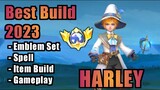 Harley Best Build 2023 | Top 1 Global Harley Build | Harley - Mobile Legends | mlbb