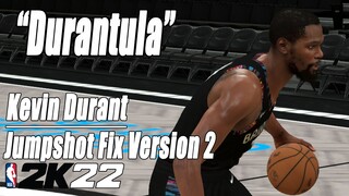 Kevin Durant Jumpshot Fix NBA2K22 (Version 2)