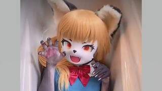 Bentuk apa ini? Kamuflase humanoid, bulu kucing berbulu, kombinasi sempurna antara imut dan seksi (N