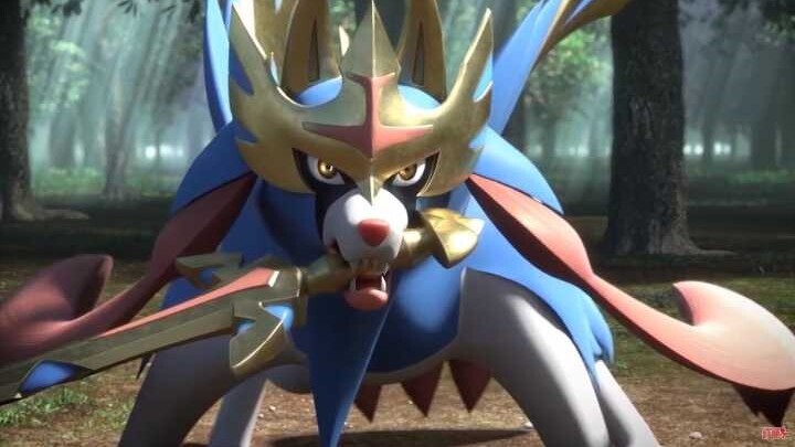 Layar debut monster mitos "Pokémon: Sword/Shield".
