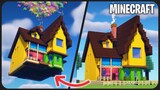 Cara Membuat Rumah TERBANG dari Film UP ! || Minecraft Modern Pt.62