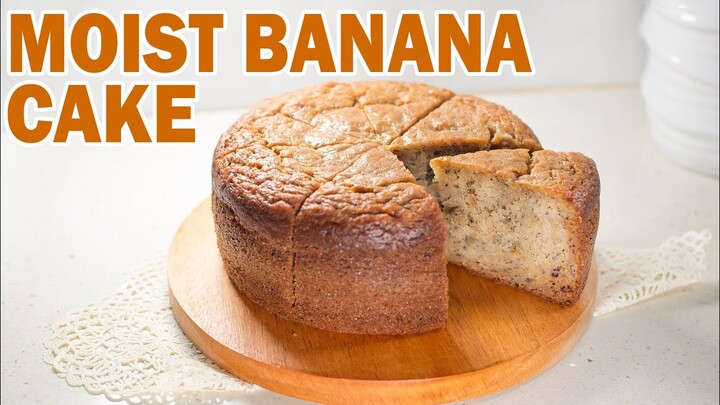 Easy Moist Banana Cake | Jenny’s Kitchen