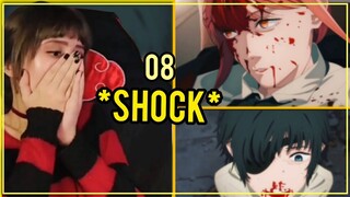 😱Himeno y Makima mueren?😱chainsaw man 8 reacción NO PUEDE SER *Estoy en SHOCK* Aki y HIMENO?