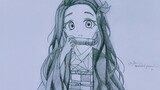 Cara Menggambar Anime Nezuko Untuk Pemula || Kimetsu No Yaiba