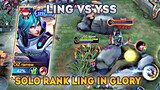 Solo Rank Ling vs YSS, Akhirnya Skill Ling 4 Pedang Gua Balik wkwkk