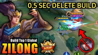 0.5 Sec Delete Zilong Build - Build Top 1 Global Zilong ~ MLBB