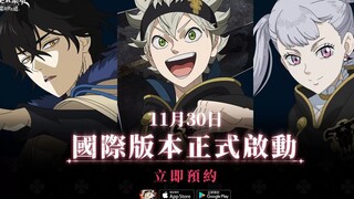 手游《黑色五叶草M 魔法帝之道》国际服将于11月30日全球上线