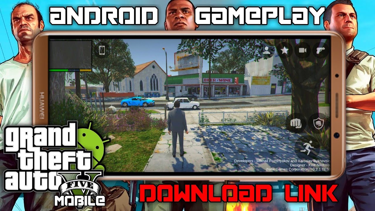 GTA V MOBILE | Grand Theft Auto V Android Gameplay & Download Link -  Bilibili