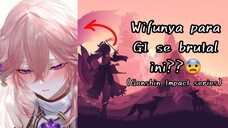siapa sangka wifunya para GI se brutal ini😱🥵 || Drawing Genshin Impact series